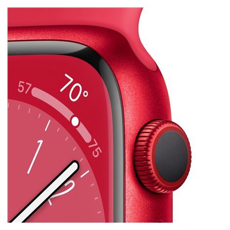 Apple Watch | Series 8 (GPS + Cellular) | Smart watch | Aerospace-grade aluminium alloy | 41 mm | Red | Apple Pay | 4G | Water-r - 3